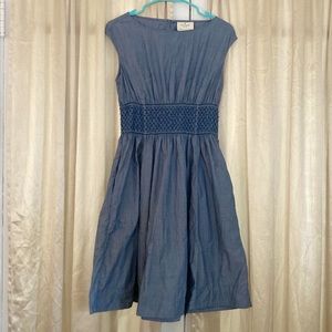 Kate Spade Boatneck Denim Dress